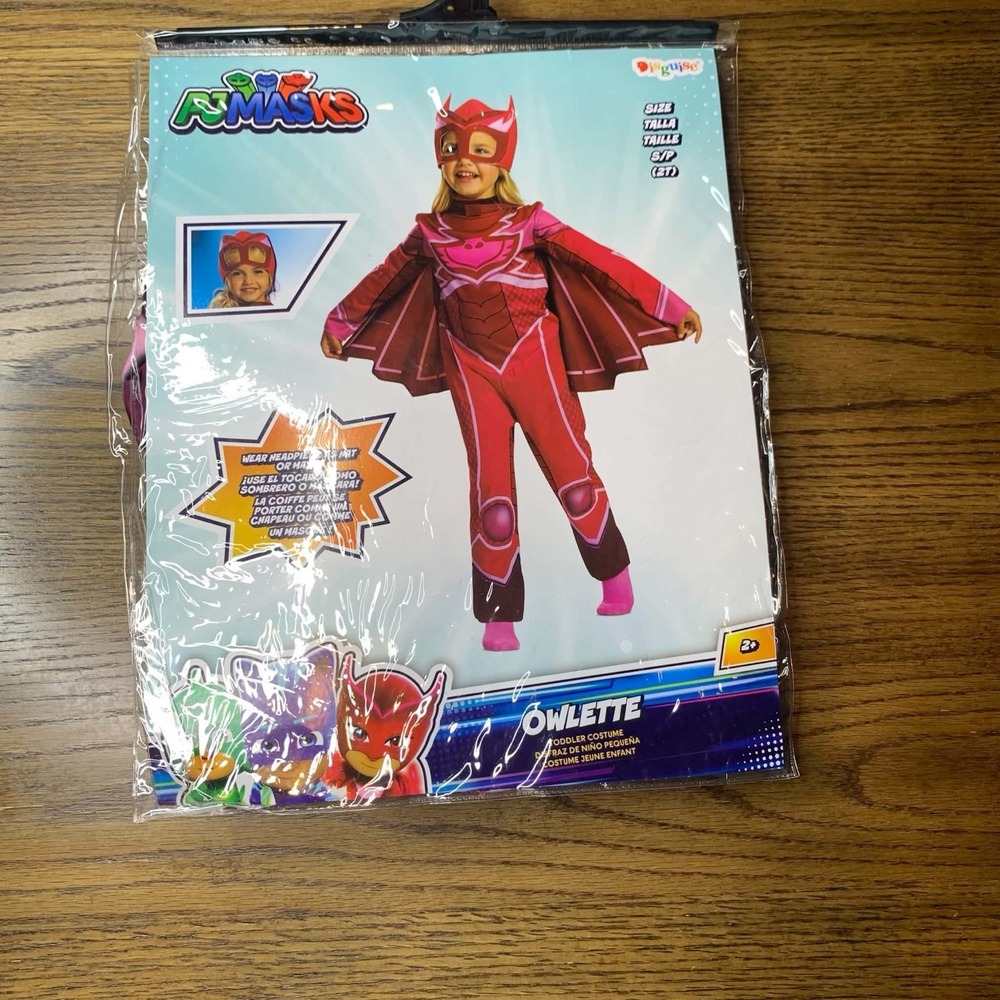Disguise PJ Masks Owlette Size 2T Pink Toddler Costume